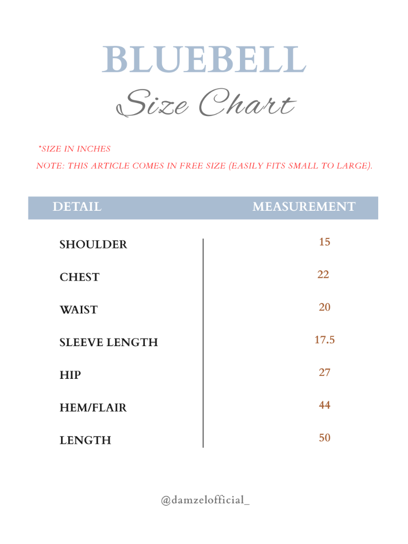 Bluebell Frock - 1 PC